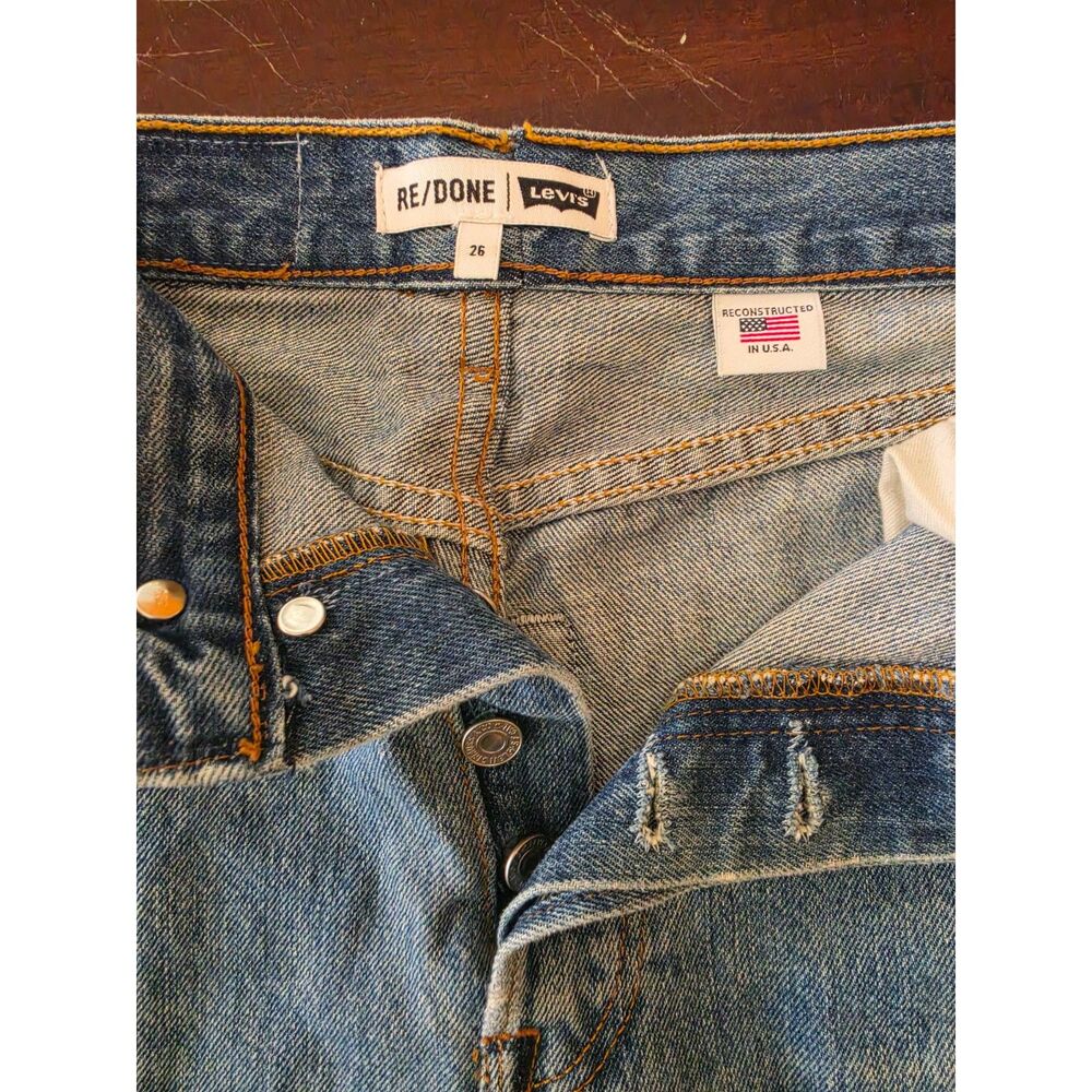 Levi's RE/DONE jeans, Vintage reconstructed in the USA Size 26